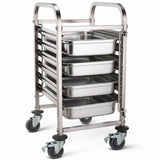 Empire Mobile Stainless Steel GN Tray Trolley – Commercial Catering GN 1/1 Pan Rack | EMP-RT1106 GN & Racking Trolleys Empire