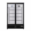 Empire Upright Display Freezer 1012L Double Glass Door Commercial White Interior | EMP-1180FW Refrigeration Uprights - Double Door Empire Supplies