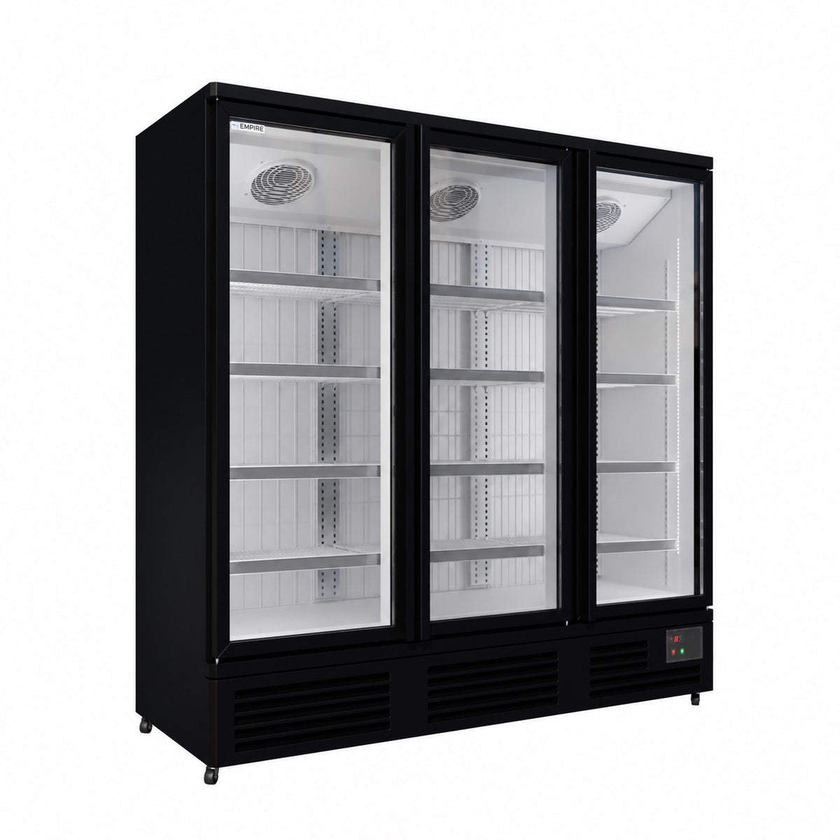 Empire Upright Display Freezer 1560L Triple Glass Door Commercial White Interior | EMP-1780FW Refrigeration Uprights - Triple Door Empire Supplies