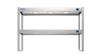 Nordstar Heated Gantry Double Tier Chefs Rack Overshelf 1200mm 6 Quartz Lamp | DTG1200 Heated Gantry Chef's Rack Nordstar