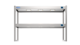 Nordstar Heated Gantry Double Tier Chefs Rack Overshelf 1200mm 6 Quartz Lamp | DTG1200 Heated Gantry Chef's Rack Nordstar