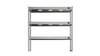 Nordstar Heated Gantry Triple Tier Chefs Rack Overshelf 1200mm 9 Quartz Lamp | TTG1200 Heated Gantry Chef's Rack Nordstar