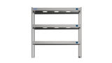 Nordstar Heated Gantry Triple Tier Chefs Rack Overshelf 1200mm 9 Quartz Lamp | TTG1200 Heated Gantry Chef's Rack Nordstar
