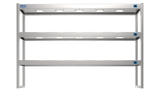Nordstar Heated Gantry Triple Tier Chefs Rack Overshelf 1800mm 9 Quartz Lamp | TTG1800 Heated Gantry Chef's Rack Nordstar