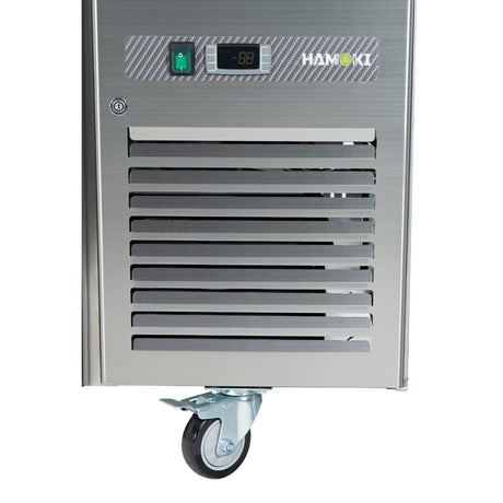 Hamoki 4 Door Stainless Steel Counter Fridge 564 Litre with Backsplash - 221014 Refrigerated Counters - Four Door Hamoki