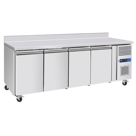 Prodis 4 Door Gastronorm Counter Fridge Commercial 393Ltr Prep Refrigerator | GRN-W4R Refrigerated Counters - Four Door Prodis