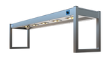 Nordstar Heated Gantry Single Tier Chefs Rack Overshelf 1500mm 3 Quartz Lamp | STG1500 Heated Gantry Chef's Rack Nordstar