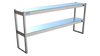 Nordstar Heated Gantry Double Tier Chefs Rack Overshelf 1800mm 6 Quartz Lamp | DTG1800 Heated Gantry Chef's Rack Nordstar