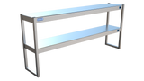 Nordstar Heated Gantry Double Tier Chefs Rack Overshelf 1800mm 6 Quartz Lamp | DTG1800 Heated Gantry Chef's Rack Nordstar