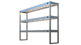 Nordstar Heated Gantry Triple Tier Chefs Rack Overshelf 1800mm 9 Quartz Lamp | TTG1800 Heated Gantry Chef's Rack Nordstar