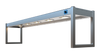 Nordstar Heated Gantry Single Tier Chefs Rack Overshelf 1800mm 5 Quartz Lamp | STG1800 Heated Gantry Chef's Rack Nordstar