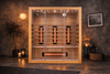 Empire Kove 3-Person Infrared Sauna Cabin – Hemlock Wood, Glass Front, Bluetooth & Full Spectrum Heating | KOVE-INF3 Indoor Infrared Saunas Kove Designs