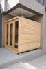 Kove 3-4 Person Spruce Cube Sauna with Front Porch & 6kW Electric Heater | KOVE-CUBE4 Outdoor Cube Saunas KOVE