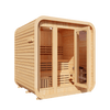 Kove 3-4 Person Spruce Cube Sauna with Front Porch & 6kW Electric Heater | KOVE-CUBE4 Outdoor Cube Saunas Kove Designs