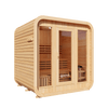 Kove 3-4 Person Spruce Cube Sauna with Front Porch & 6kW Electric Heater | KOVE-CUBE4 Outdoor Cube Saunas Kove Designs