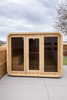 Kove 5-6 Person Spruce Cube Sauna with Front Porch & 8kW Electric Heater | KOVE-CUBE6 Outdoor Cube Saunas KOVE