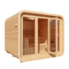 Kove 5-6 Person Spruce Cube Sauna with Front Porch & 8kW Electric Heater | KOVE-CUBE6 Outdoor Cube Saunas Kove Designs