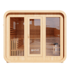 Kove 5-6 Person Spruce Cube Sauna with Front Porch & 8kW Electric Heater | KOVE-CUBE6 Outdoor Cube Saunas Kove Designs