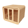 Kove 5-6 Person Spruce Cube Sauna with Front Porch & 8kW Electric Heater | KOVE-CUBE6 Outdoor Cube Saunas Kove Designs