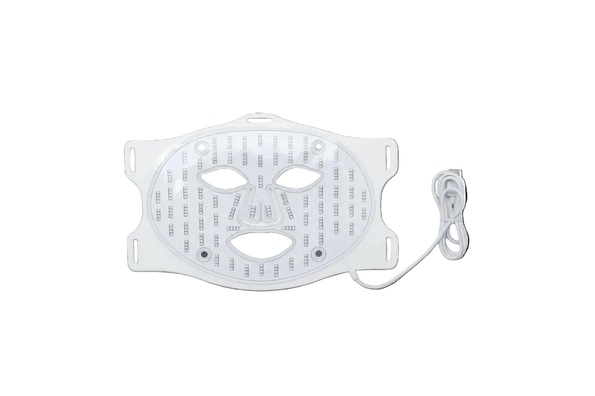 KOVE Red & Infrared LED Facial Mask – Multi-Wavelength Light Therapy with Cold Pack
