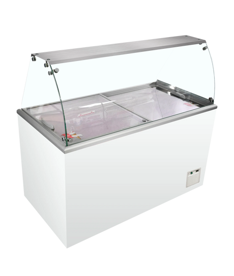 Tefcold Scoop Ice Cream Display Counter Freezer 12 x 5 Litre | ISOA12W1 Ice Cream Display Freezers Tefcold