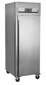 Tefcold Gastronorm Stainless Steel Solid Single Door Upright Fridge 559L Reversible | RK710X1 Refrigeration Uprights - Single Door Tefcold