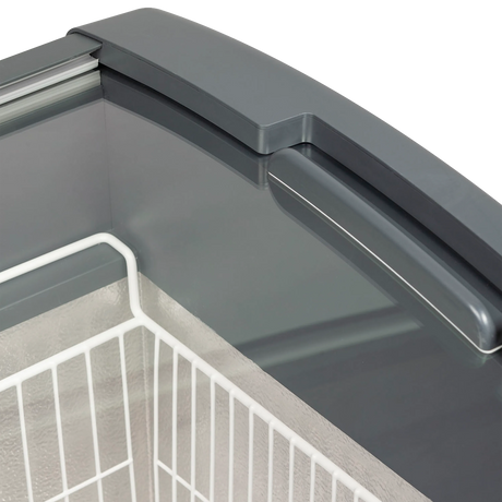 Elcold Sliding Curved Glass Lid Chest Freezer - FOCUS 151 (ECO DESIGN) Display Chest Freezers Elcold