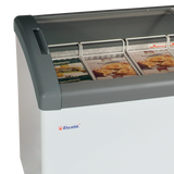 Elcold Sliding Curved Glass Lid Chest Freezer - FOCUS 151 (ECO DESIGN) Display Chest Freezers Elcold