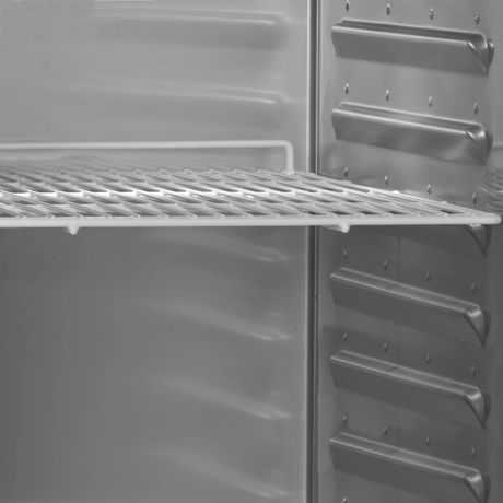 Tefcold Gastronorm Stainless Steel Solid Double Door Upright Fridge 1300L | RK1420X1 Refrigeration Uprights - Double Door Tefcold