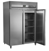 Tefcold Gastronorm Stainless Steel Solid Double Door Upright Fridge 1300L | RK1420X1 Refrigeration Uprights - Double Door Tefcold