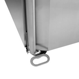 Tefcold Gastronorm Stainless Steel Solid Single Door Upright Fridge 559L Reversible | RK710X1 Refrigeration Uprights - Single Door Tefcold