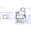 Igloo Pico Meat Flat Glass Serveover Counter 1300mm Wide - MO201M Meat Serve Over Counters Igloo