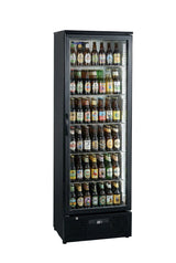 Prodis Low Energy Single Door Black Finish Upright Bottle Cooler | NT10-LE Upright Single Door Bottle Coolers Prodis