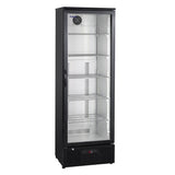 Prodis Low Energy Single Door Black Finish Upright Bottle Cooler | NT10-LE Upright Single Door Bottle Coolers Prodis