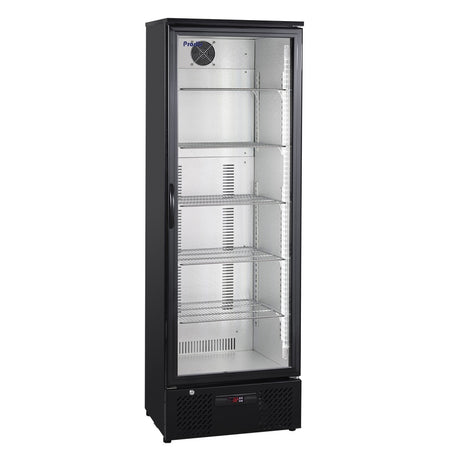 Prodis Low Energy Single Door Black Finish Upright Bottle Cooler | NT10-LE Upright Single Door Bottle Coolers Prodis