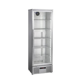 Prodis Low Energy Single Door Stainless Steel Finish Upright Bottle Cooler | NT10ST-LE Upright Single Door Bottle Coolers Prodis
