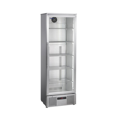 Prodis Low Energy Single Door Stainless Steel Finish Upright Bottle Cooler | NT10ST-LE Upright Single Door Bottle Coolers Prodis
