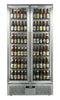 Prodis Low Energy Double Door Stainless Steel Finish Upright Bottle Cooler | NT20ST-LE Upright Double Door Bottle Coolers Prodis