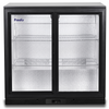 Prodis Double Door 220L Bottle Cooler – Sliding Commercial Undercounter Back Bar Fridge | NT2BS-LE Double Door Bottle Coolers Prodis