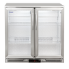 Prodis Stainless Steel Double Door Bottle Cooler | NT2ST-LE Double Door Bottle Coolers Prodis