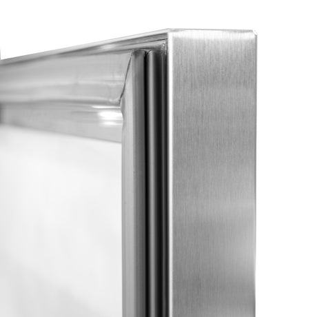 Prodis Stainless Steel Double Door Bottle Cooler | NT2ST-LE Double Door Bottle Coolers Prodis