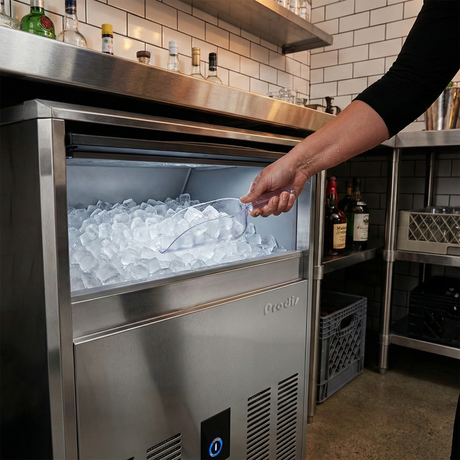 Prodis PB70A Bright Cube Under Counter Icemaker 70kg Production / 42kg Storage Ice Machines Prodis
