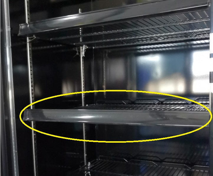 Combisteel Pricecard Holder Middle Shelves Black  7455.2235-2240-2250 / 7455.2415-2417-2435-2445 - 7455.2264 Combisteel Accessories & Spare Parts Combisteel   