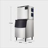 Hamoki Commercial Ice Maker Machine 190kg Output / 125 kg Storage - 281008 Ice Machines Hamoki   