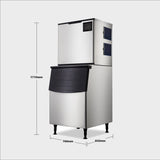 Hamoki Commercial Ice Maker Machine 190kg Output / 125 kg Storage - 281008 Ice Machines Hamoki   