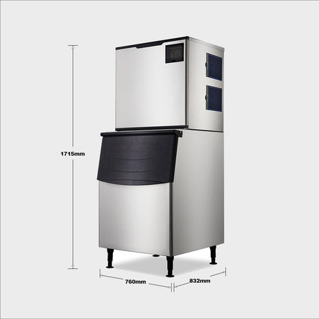 Hamoki Commercial Ice Maker Machine 190kg Output / 125 kg Storage - 281008 Ice Machines Hamoki   