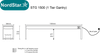 Nordstar Heated Gantry Single Tier Chefs Rack Overshelf 1500mm 3 Quartz Lamp | STG1500 Heated Gantry Chef's Rack Nordstar
