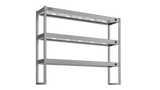 Nordstar Heated Gantry Triple Tier Chefs Rack Overshelf 1500mm 9 Quartz Lamp | TTG1500 Heated Gantry Chef's Rack Nordstar