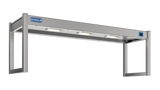 Nordstar Heated Gantry Single Tier Chefs Rack Overshelf 1200mm 3 Quartz Lamp | STG1200 Heated Gantry Chef's Rack Nordstar