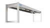 Nordstar Heated Gantry Single Tier Chefs Rack Overshelf 1500mm 3 Quartz Lamp | STG1500 Heated Gantry Chef's Rack Nordstar